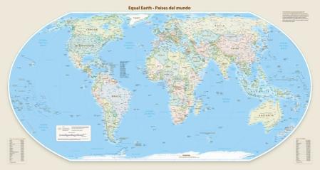 Mapamundi de Equal Earth