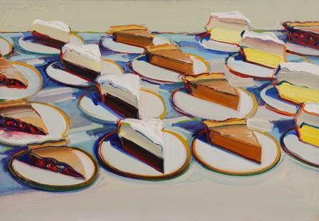 Wayne Thiebaud: 'Pie rows', 1961 