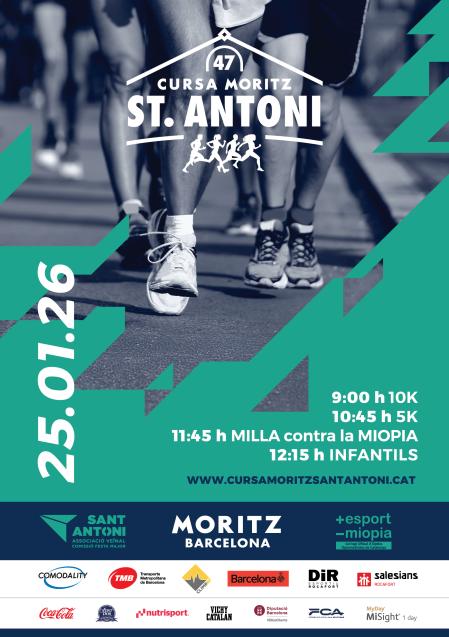 Cartel 47ª Cursa Moritz Sant Antoni