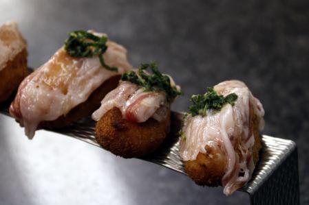 Croquetas de manzana elaboradas en la Escuela de Hostelería y Turismo de Lleida