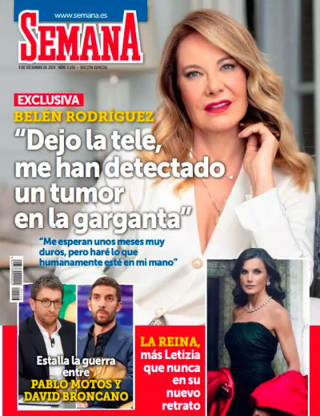 Belén se abrió sobre su enfermedad en la revista 'Semana'.