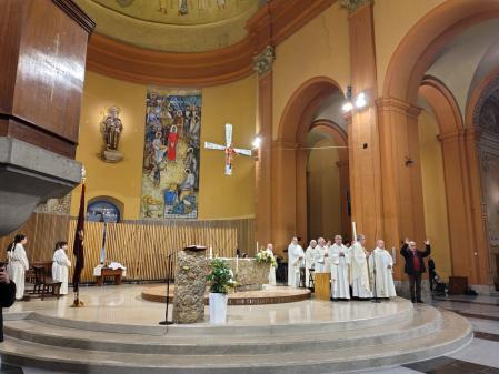 El oficio religioso de hoy en la iglesia de Sant Antoni Abat, en honor al patrón de Vilanova i la Geltrú&nbsp;