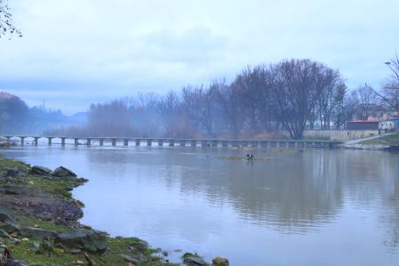 El Ter a su paso por Manlleu.