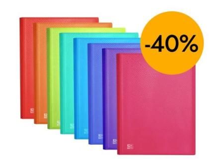 Surtido de carpetas con 40 fundas Oxford