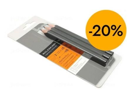 Pack de 3 lápices Moleskine
