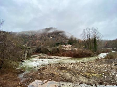 Invierno en el Pont de la Cabreta.