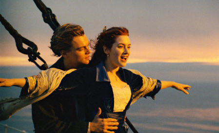 La mítica escena de Titanic, con Leonardo DiCaprio y Kate Winslet