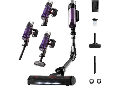 Aspiradora escoba sin cable Rowenta con varios accesorios y cabezal motorizado