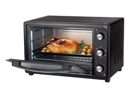 Jata HN936 Horno Eléctrico de Sobremesa, 1500 W, Capacidad 36 litros, Función Grill Rotisserie Convencción, Temporizador, Termostato Regulable, Incluye Parrilla, Medidas Externas 51 x 40,5 x 33 cm