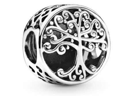 Charm de Pandora en plata con diseño calado de árbol de la vida