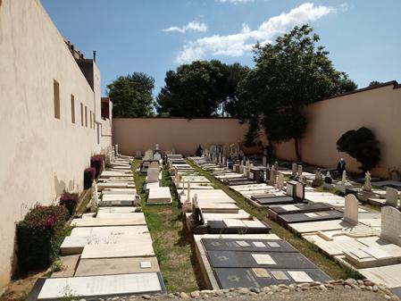 El recinto hebreo del cementerio de Les Corts