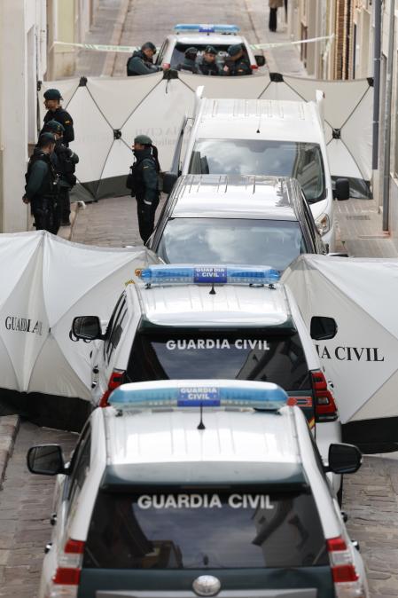 Las labores de investigación de la Guardia Civil. 