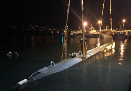 Un sumergible intervenido por un agente de la Europol