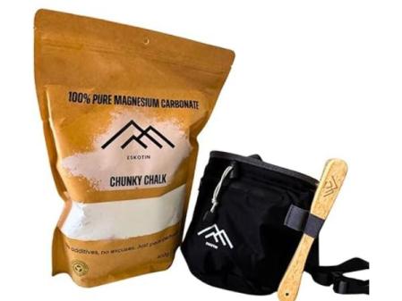Magnesio Chunky 400g + Chalk Bag