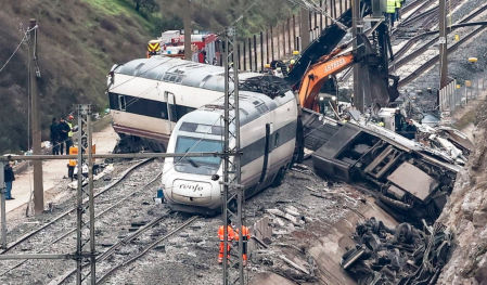 Imagen del tren Alvia en Adamuz