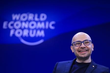 Demis Hassabis, consejero delegado de Google DeepMind, la semana pasada en el foro de Davos