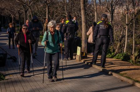 Todo ocurrió en una de las zona más transitadas de Montjuïc
