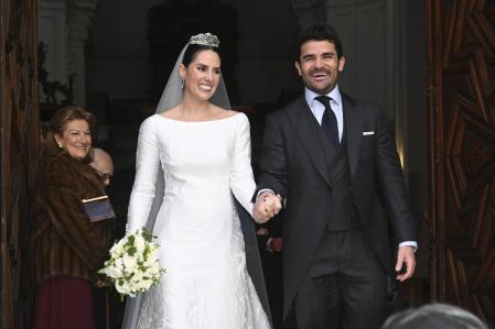 Eugenia Gonzalez Serna y Juan Molina durante su enlace en Sevilla (31-1-26)