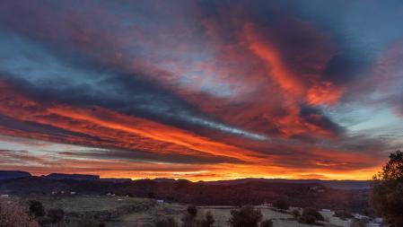 Amanecer en Sant Martí Sescorts.