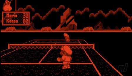 Es sorprendente que 'Mario's Tennis', uno de los mejores ejemplos del efecto de profundidad de Virtual Boy, no vaya a ser un juego de lanzamiento del accesorio&nbsp;