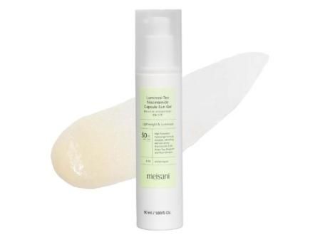 LuminosiTea Niacinamide Capsule Sun Gel SPF50 de Meisani