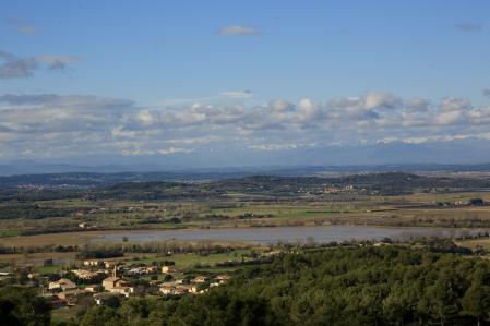 El paisaje del viento en Pals.