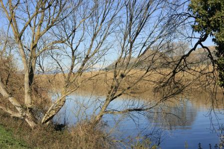 El Ter se luce  a los pies del Montgrí.