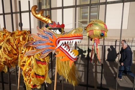 La celebración del Año Nuevo chino en Barcelona.