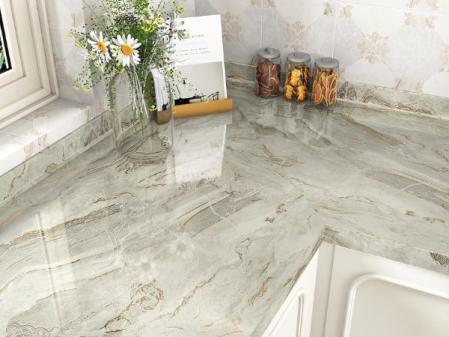 Vinilo Marmol Para Cocina Encimera Papel Pintado Autoadhesivo Marmol Beige Dorado Mate Vinilo Adhesivo Muebles Papel Vinilico Cocina Papel Tapiz Autoadhesivo Brillo Papel De Pared 60 x 300cm