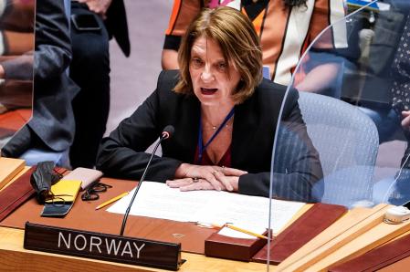 Mona Juul, exembajadora de Noruega en Jordania e Irak