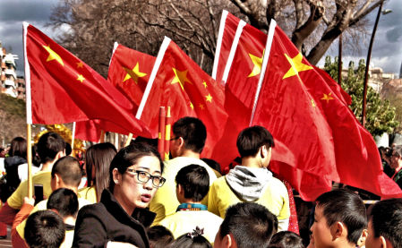 Banderas de China.