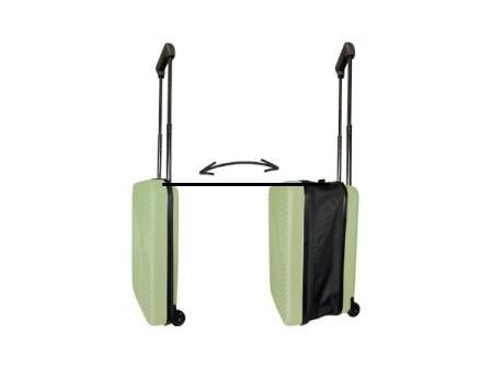 Maleta de Cabina Plegable Ultrafina/Se pliega a la Mitad de Grosor/Ligera y Resistente ABS/Ruedas + Mango Telescópico/Color y Patrones destacados