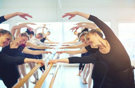 La edad es solo un número cuando se trata del ballet fitness