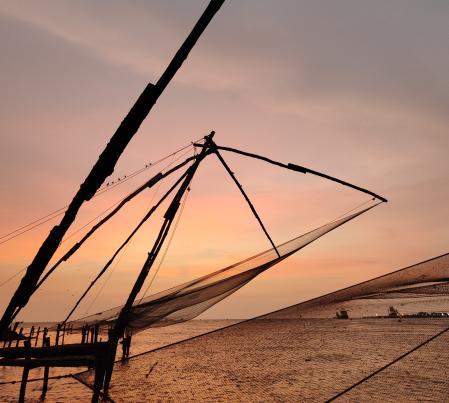 Las redes chinas son uno de los grandes atractivos turísticos de Kerala