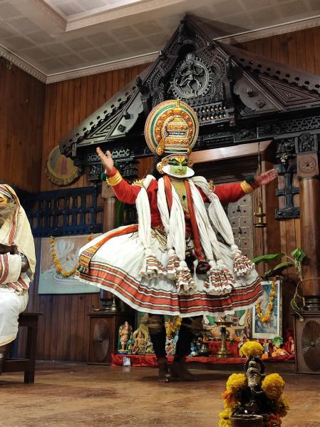 El kathakali, un espectáculo de danza y teatro es patrimonio de la humanidad