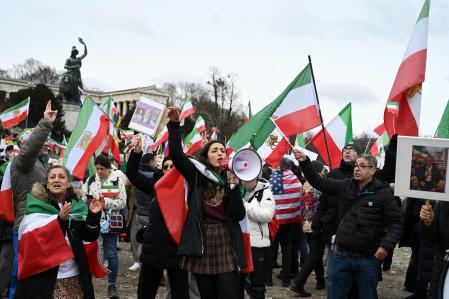Manifestantes este sábado en Munich