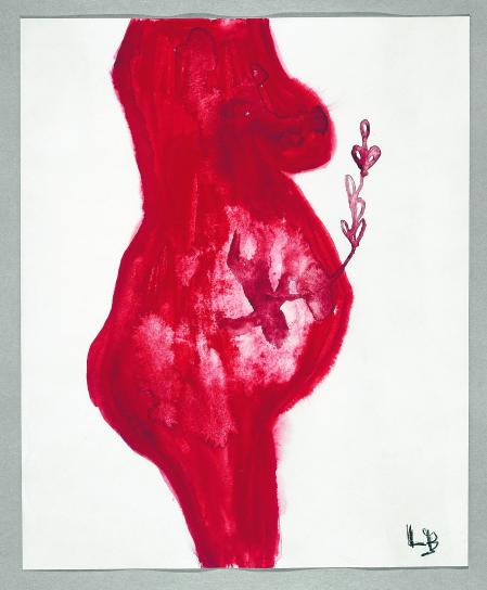 'Mujer embarazada' (2008), ejemplo de los temas relacionados con la maternidad y la fecundidad que frecuentó Bourgeois