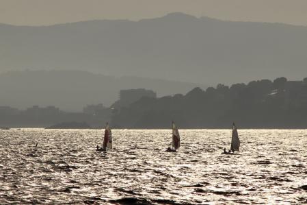 Pasión por la vela en Palamós.