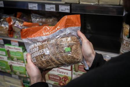 Etiqueta ecológica en el plan de molde