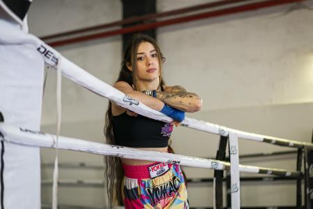 Claudia Perona, días atrás en Malgrat de Mar