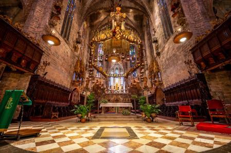 Interior de la catedral de Palma