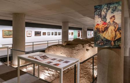 Detalle de la exposición en el IVAM de los Pinazo