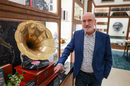 Fernando Aramburu, este miércoles en Madrid