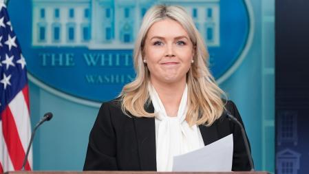 La portavoz de la Casa Blanca, Karoline Leavitt 
