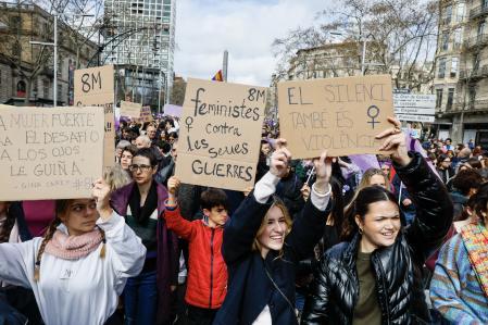Imagen de la protesta de hoy