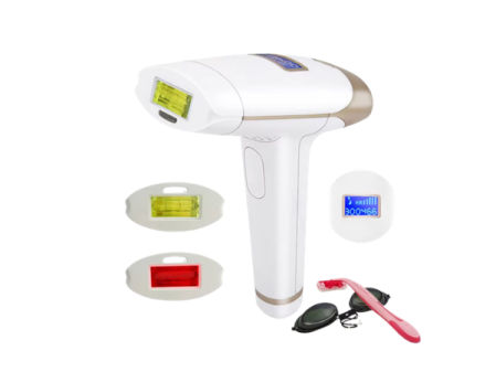 Depilación láser con lámpara reemplazable