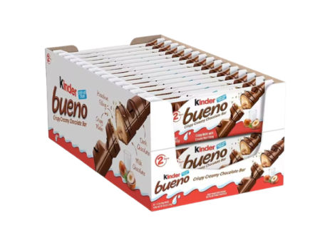 Kinder Bueno Chocolate con leche y crema de avellanas1caja de 30