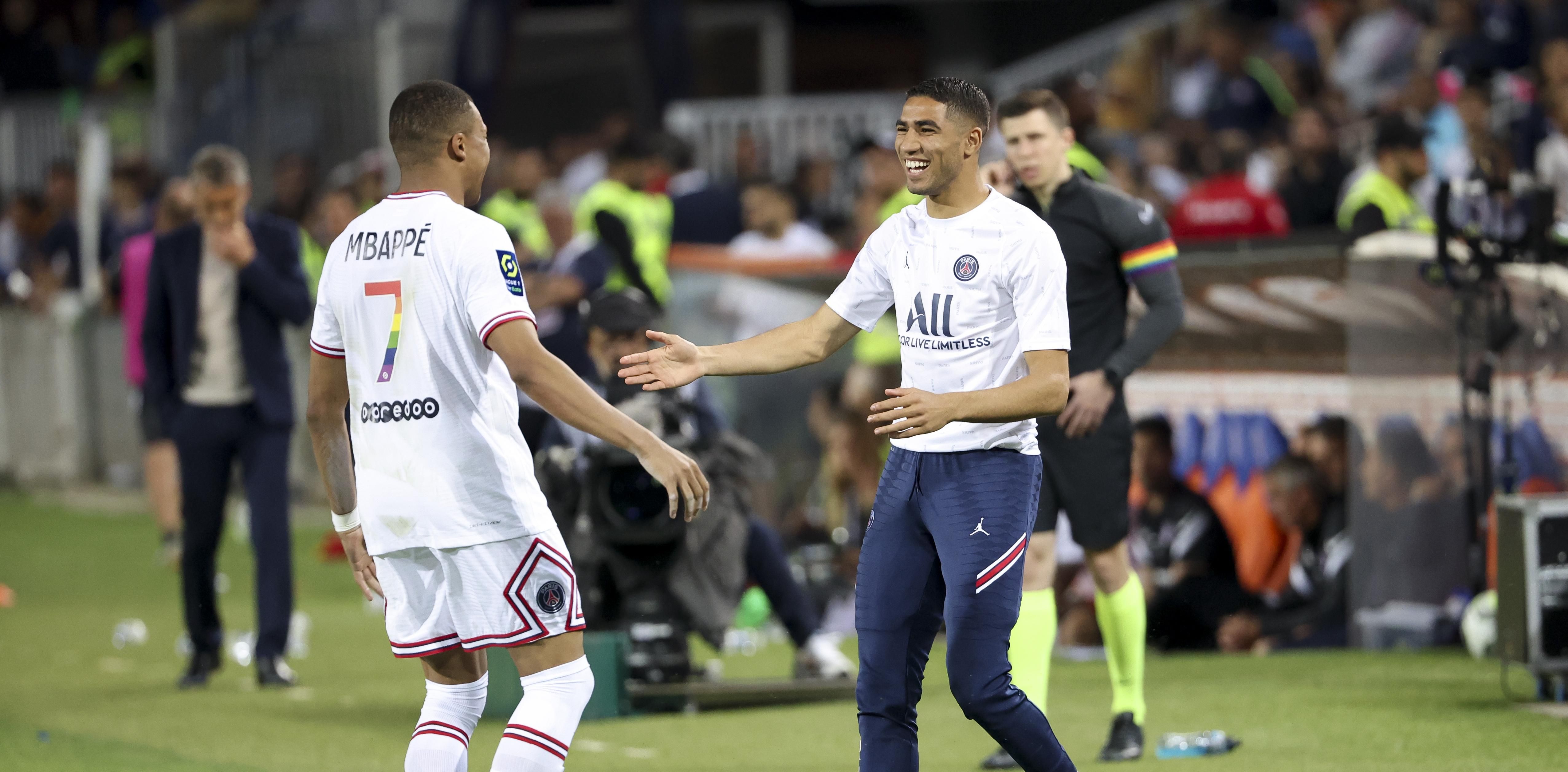 Achraf Hakimi envía ánimos a Florentino Pérez por el fichaje frustrado de Mbappé