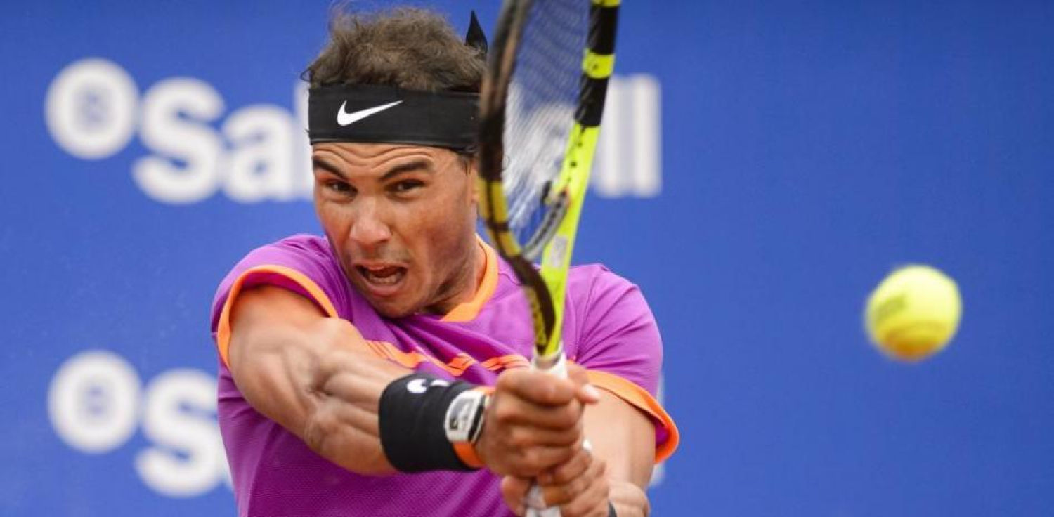 Rafa Nadal, en el Barcelona Open Banc Sabadell trofeo Conde de Godó