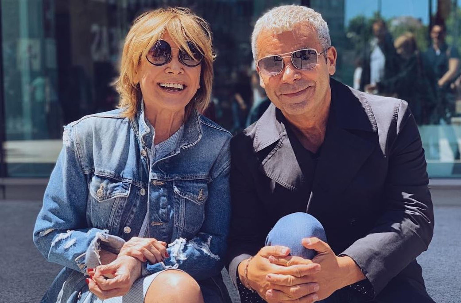 Jorge Javier Vázquez y Mila Ximénez juntos en una de sus incontables fotos